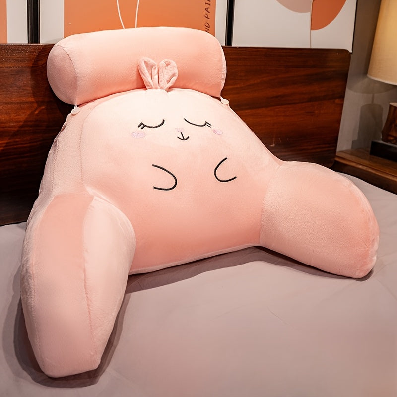 Cuddle Cushion: Ergonomic Reading Pillow for Back Support, Washable, Adjustable for Beds & Sofas