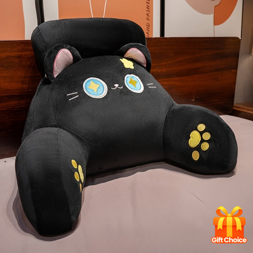 Cuddle Cushion: Ergonomic Reading Pillow for Back Support, Washable, Adjustable for Beds & Sofas