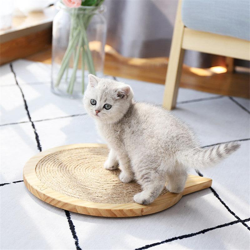 Wall Mounted Cat Scratching Post with Suction Cup Toy for Cats