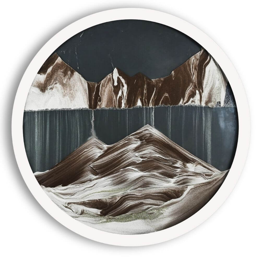 Black Wall Art Mount - Stylish Home Decor for Artwork Display