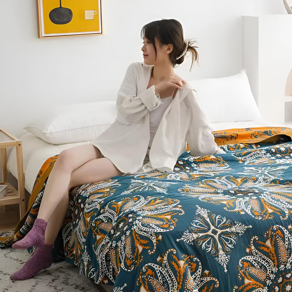 Boho Bloom Wendedecke