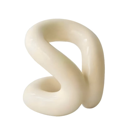 Porte-pot en céramique à motif nœud nordique pour plantes d'intérieur