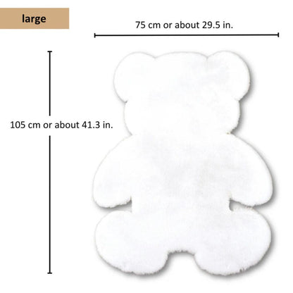 Tapis en peluche douce avec ours en peluche pour la décoration de la chambre d'enfant