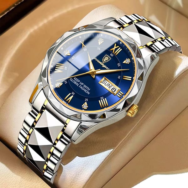 Wasserdichte Luxus-Herrenarmbanduhr der Top-Marke mit Leuchtfunktion