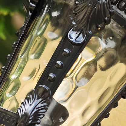 Vintage Outdoor Glass Wall Lantern Light for Garden and Patio