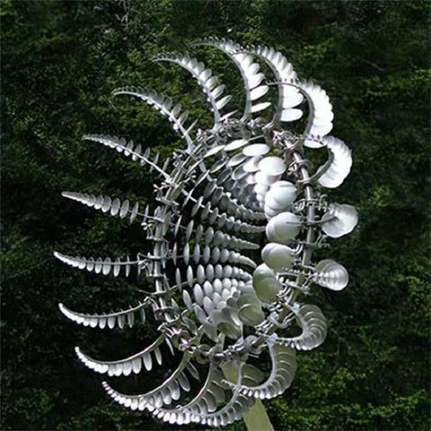 Neue Anti-Rost Magische Metallwindmühle - Kinetische Metall-Windspiele