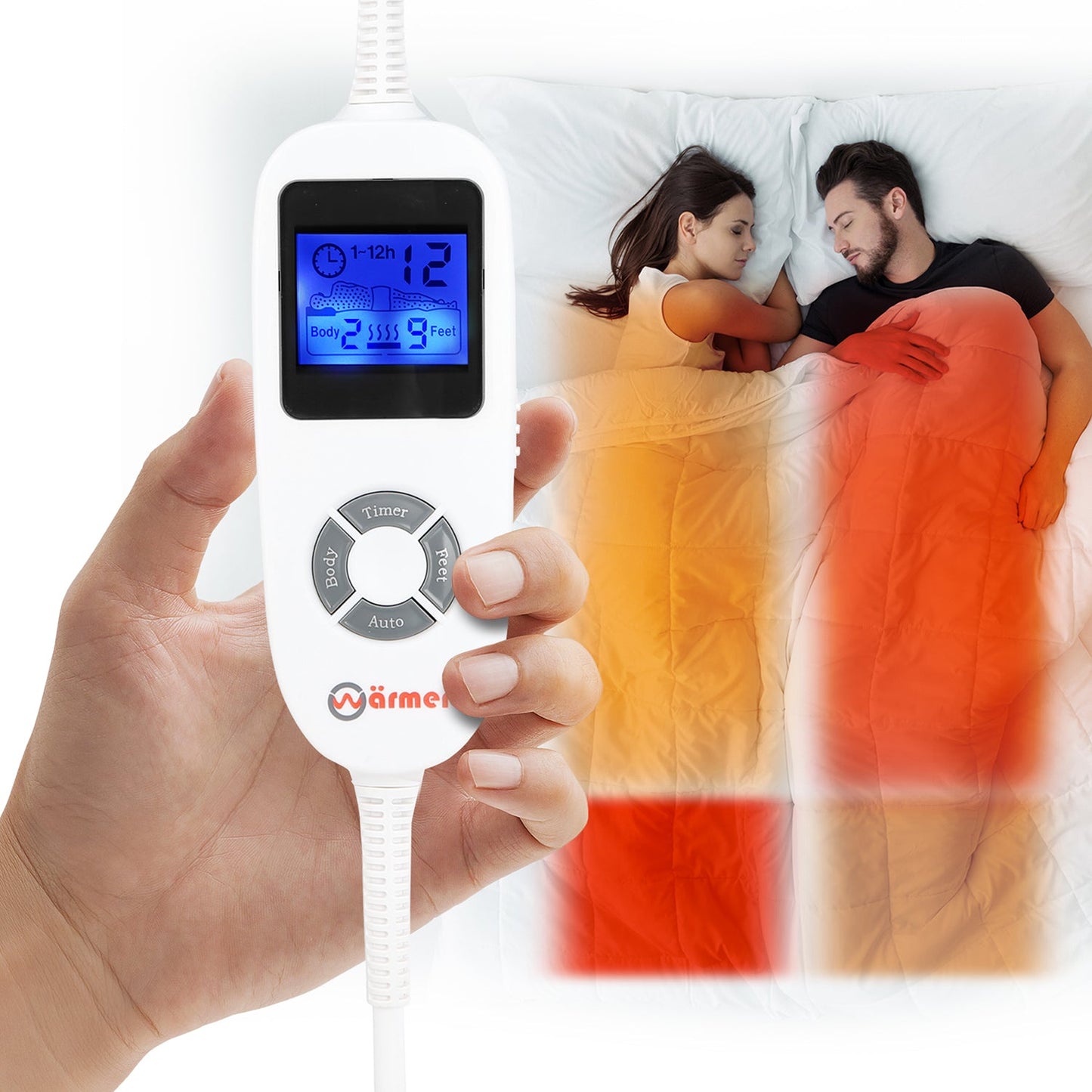 Télécommande de remplacement pour couverture chauffante, pour plus de chaleur et de confort