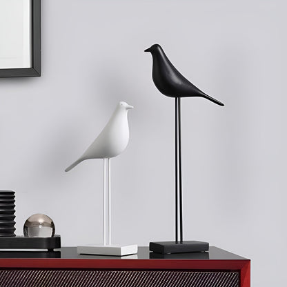 Figurines d'oiseaux minimalistes et élégantes pour la décoration intérieure et les cadeaux