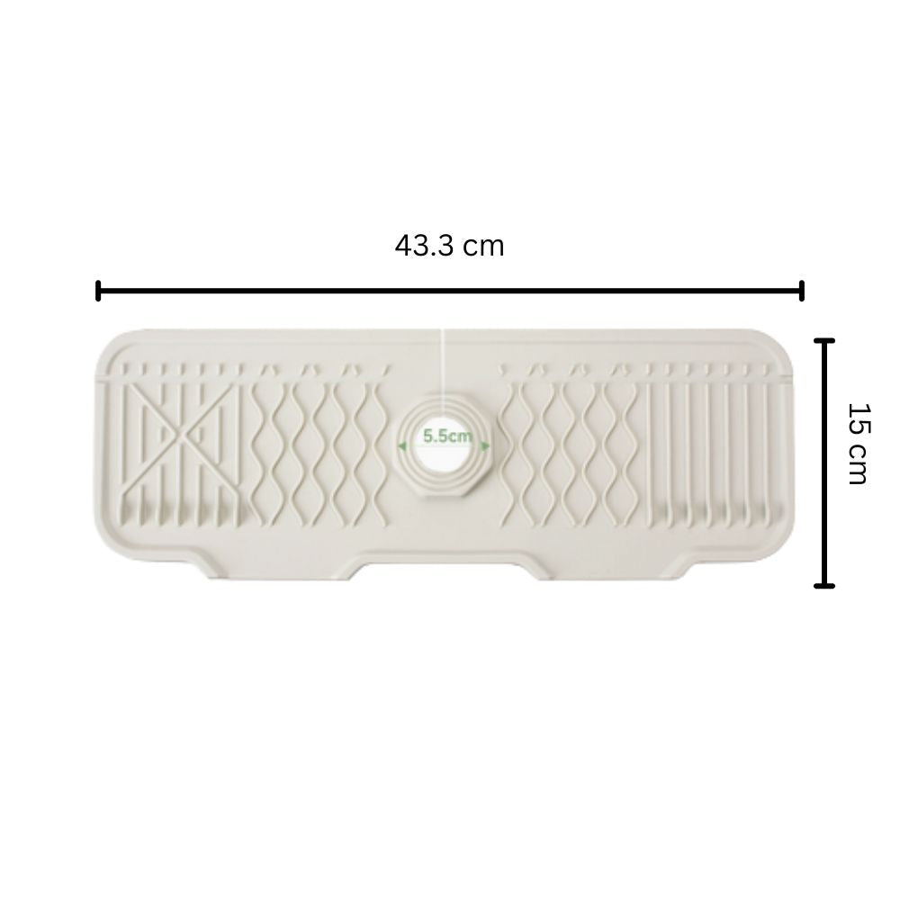 Aqua Slope Gummi Wasserhahn Spülmatte