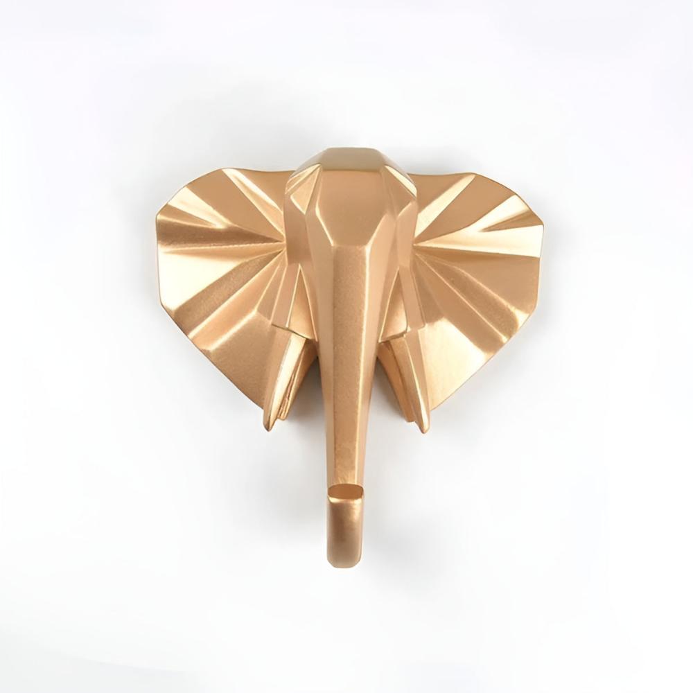 Wall-Mounted Animal Head Key Holder Rack for Home Decor