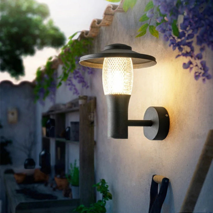 Applique murale LED extérieure étanche pour jardin, terrasse et porche - Éclairage écoénergétique