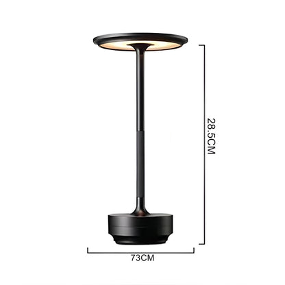 Lampe de bureau rechargeable LED Lunox avec commande tactile et luminosité réglable