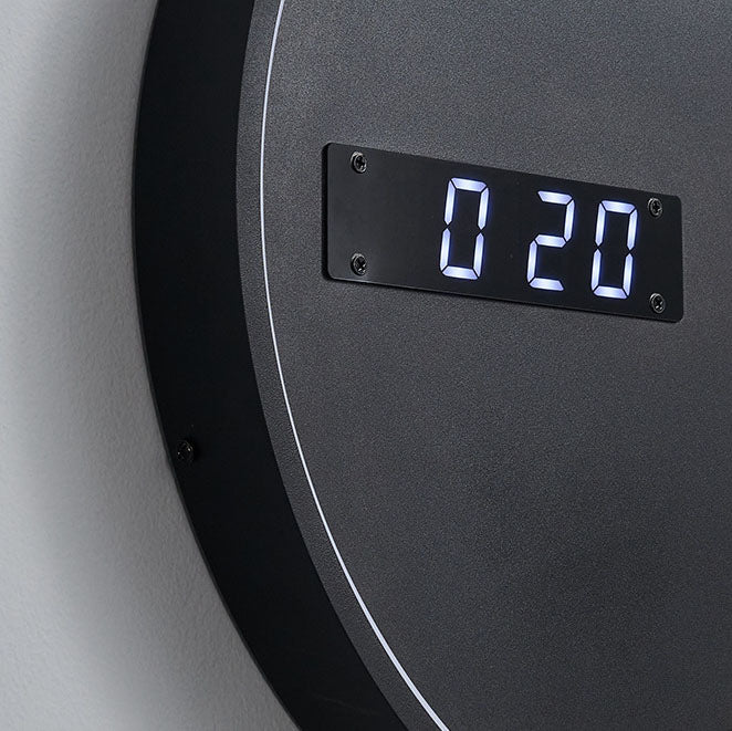 Applique murale LED Lune et Astronaute avec Horloge - Décoration intérieure moderne