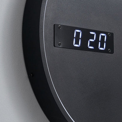 Applique murale LED Lune et Astronaute avec Horloge - Décoration intérieure moderne