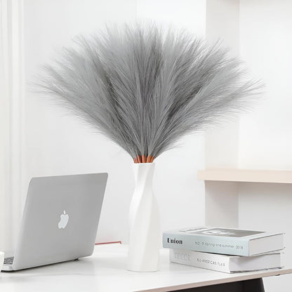 3 Pcs Faux Pampas Grass Stems for Home Decor | Boho Style