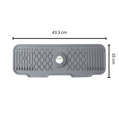 Aqua Slope Gummi Wasserhahn Spülmatte