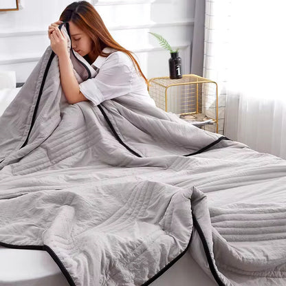 Couverture rafraîchissante EverChill pour les personnes qui ont chaud en dormant - Tissu doux glacé