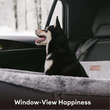 All-Season Dog Car Seat Bed for Travel Safety - Pet Booster Seat