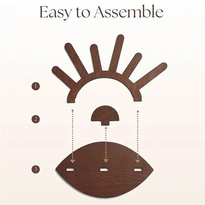 Présentoir à bijoux élégant pour colliers, boucles d'oreilles et bracelets