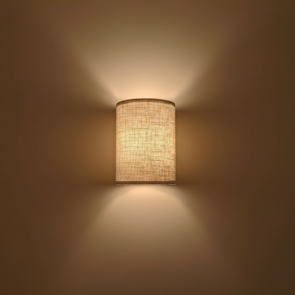 1+1 Gratis Stoff-Wandlampen