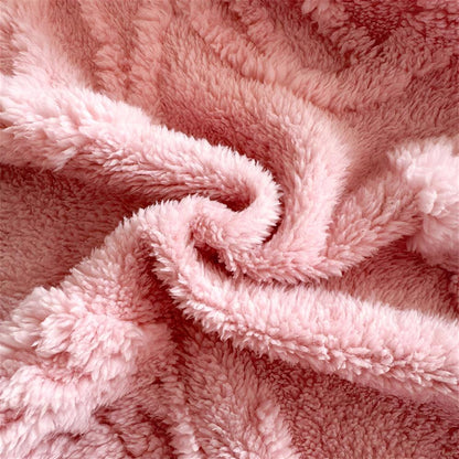 Plaid en flanelle jacquard douce à papillons pour une décoration intérieure chaleureuse