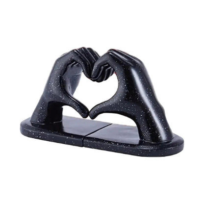 Amora Resin Bookends - Decorative Love Gesture Bookends for Home Decor