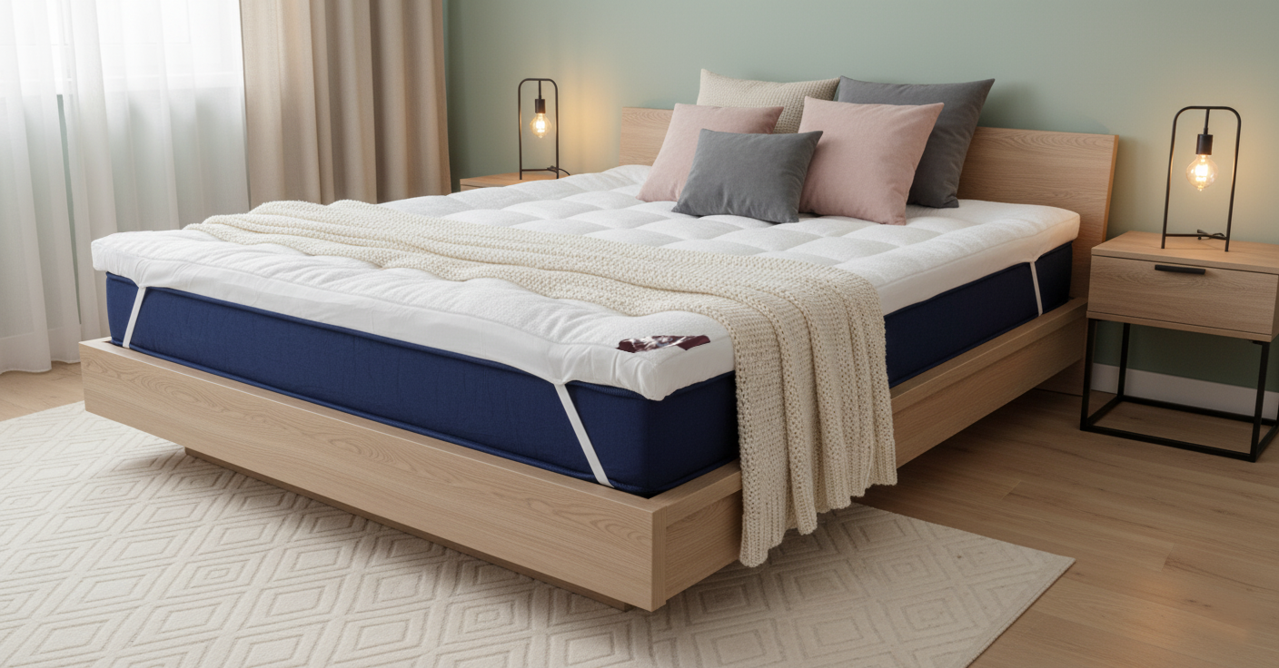 10 cm dicker Teddy-Matratzentopper für extra Komfort und Unterstützung