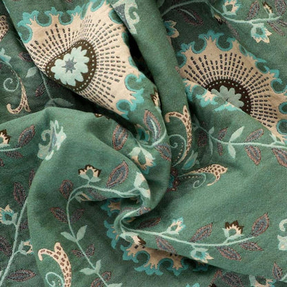 Plaid réversible rétro mandala pour une décoration intérieure chaleureuse