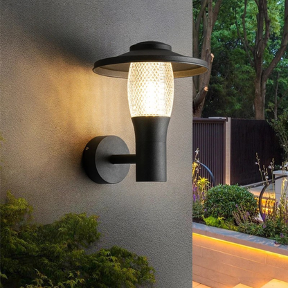 Applique murale LED extérieure étanche pour jardin, terrasse et porche - Éclairage écoénergétique