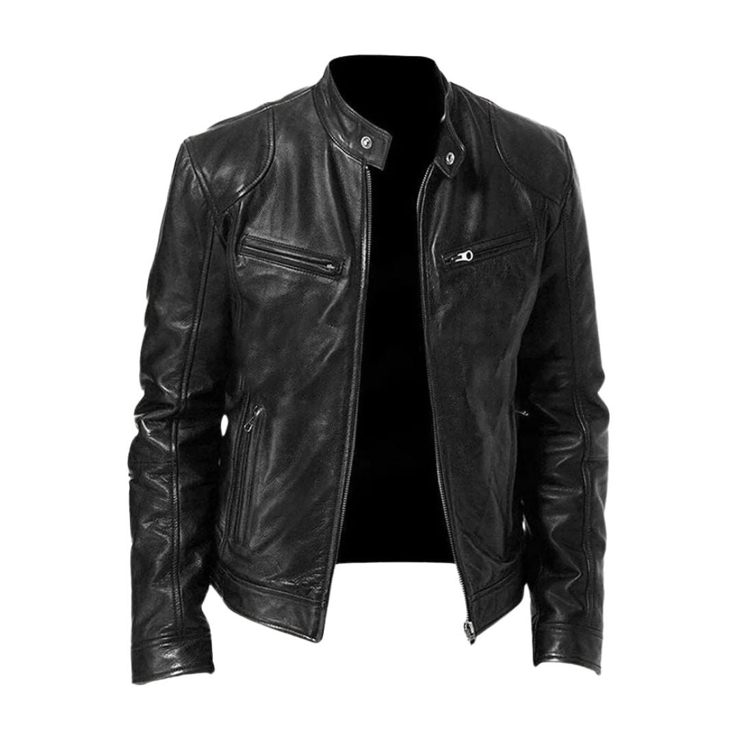 Veste en cuir | Artiste | Lederimitat | Veste motard | Veste en cuir pour hommes