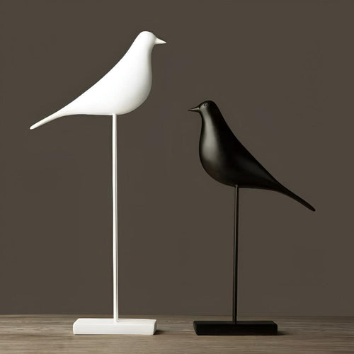 Figurines d'oiseaux minimalistes et élégantes pour la décoration intérieure et les cadeaux