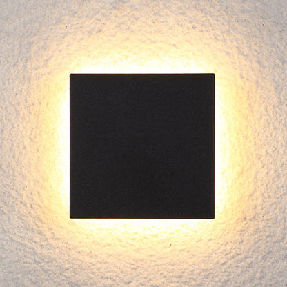 Compact LED Outdoor Wall Light - Modern Uplight & Downlight Fixture