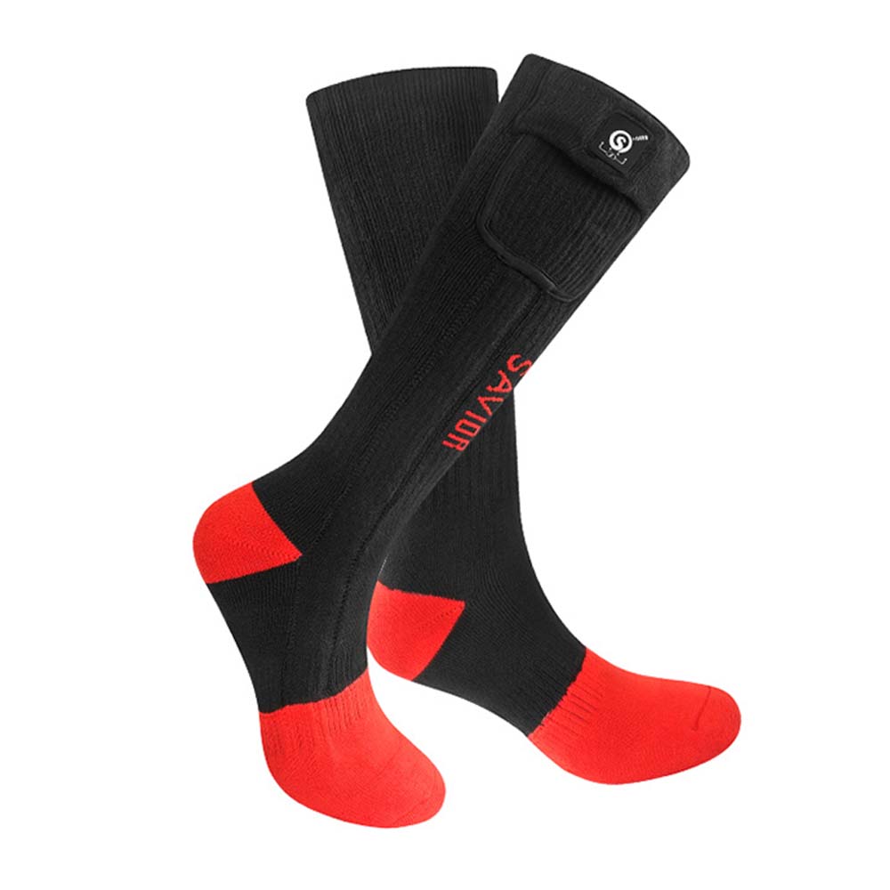 Savior Herren Damen 7.4V Batteriebetriebene Heizsocken