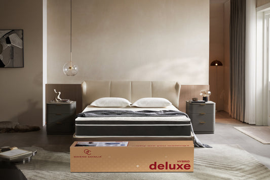 Matelas hybride de luxe pour un confort et un soutien ultimes - Taille britannique