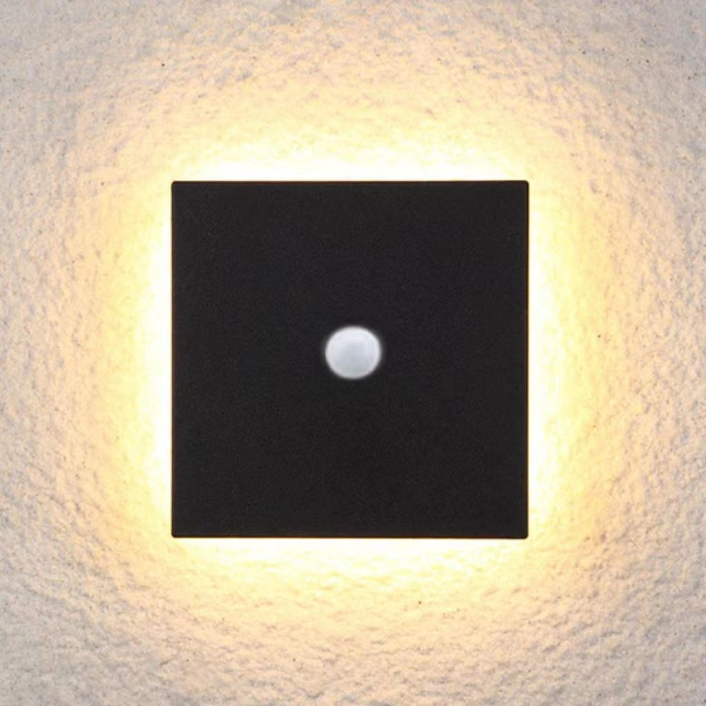 Compact LED Outdoor Wall Light - Modern Uplight & Downlight Fixture