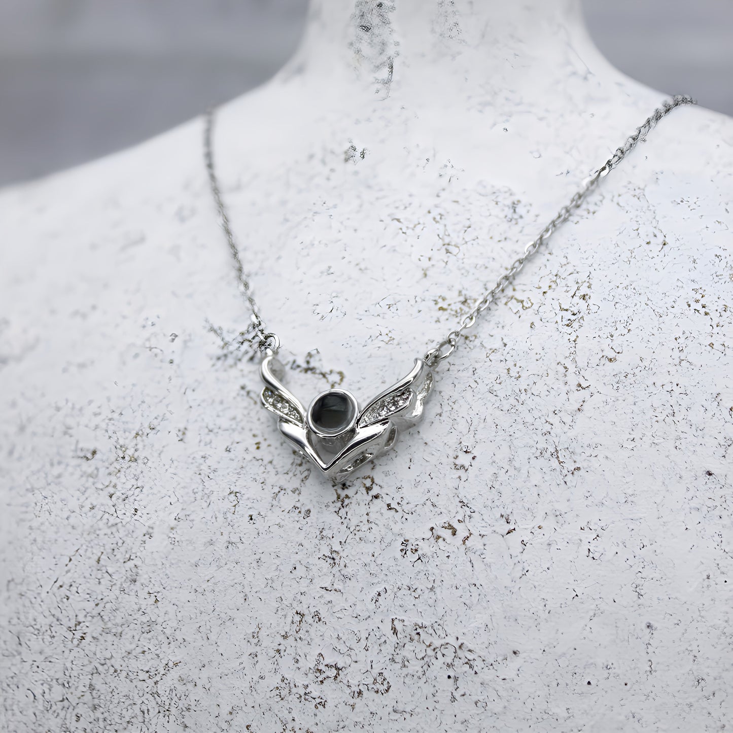 Crystal Angel Wings Projection Necklace — perfect for those who value comfort and design.