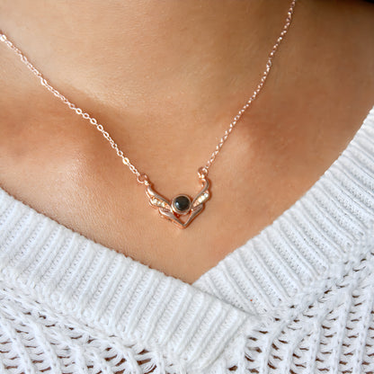 Crystal Angel Wings Projection Necklace — perfect for those who value comfort and design.