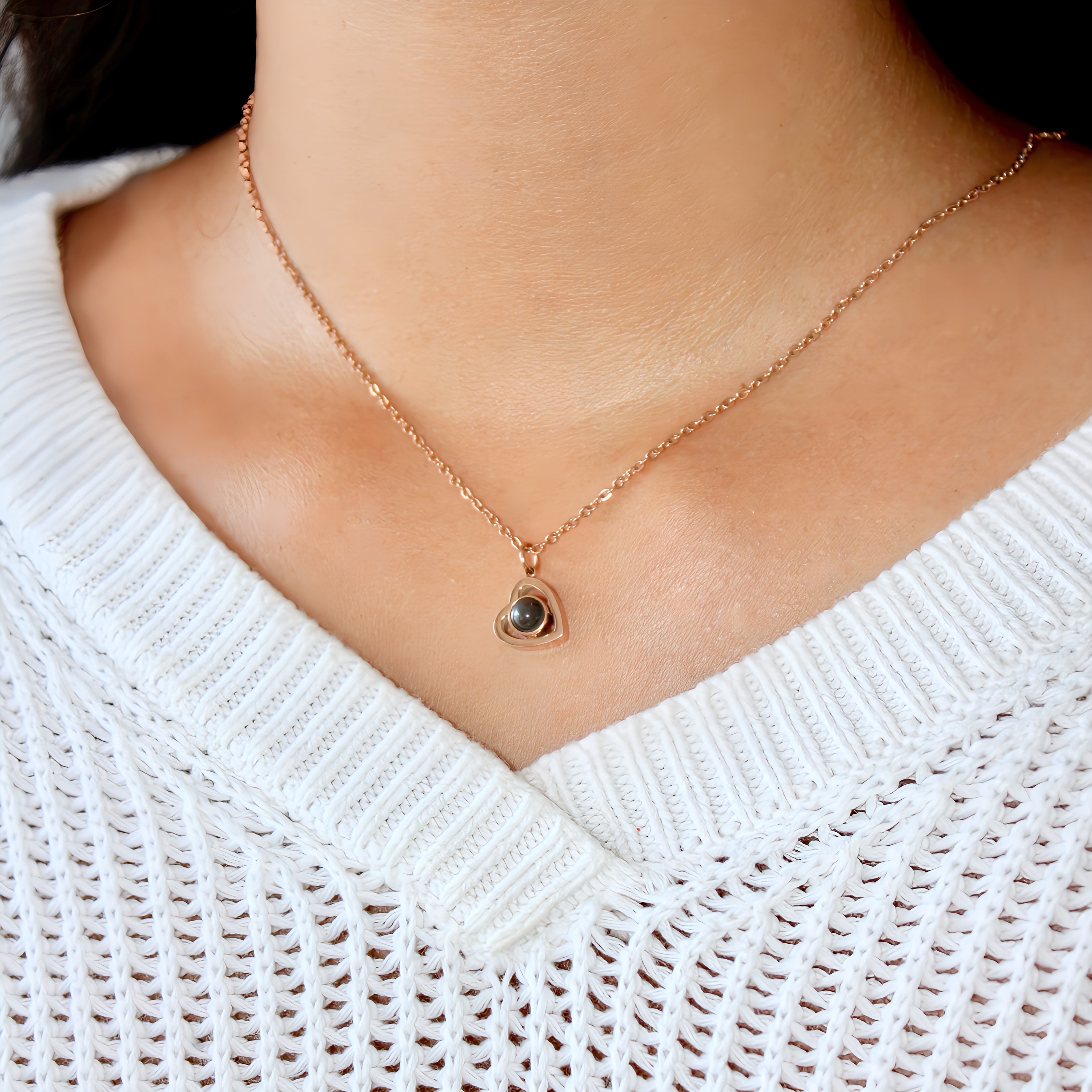 Mini Heart Projection Necklace — designed to inspire your lifestyle.