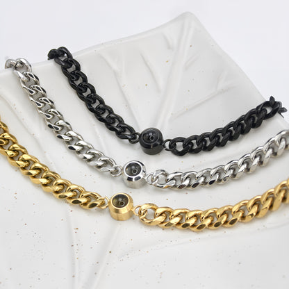 Bracelet cubain audacieux pour homme — conçu pour une qualité au quotidien.