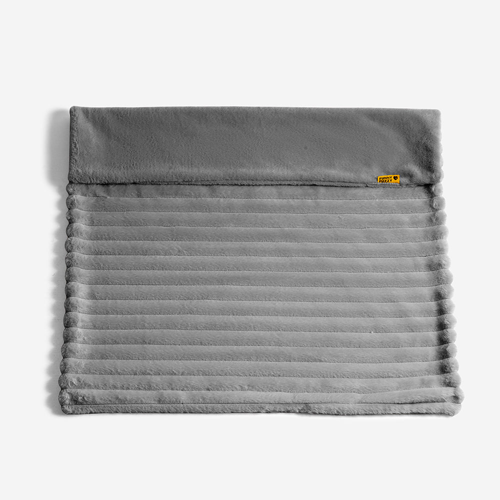 Lit orthopédique mini en peluche avec dossier pour petits chiens