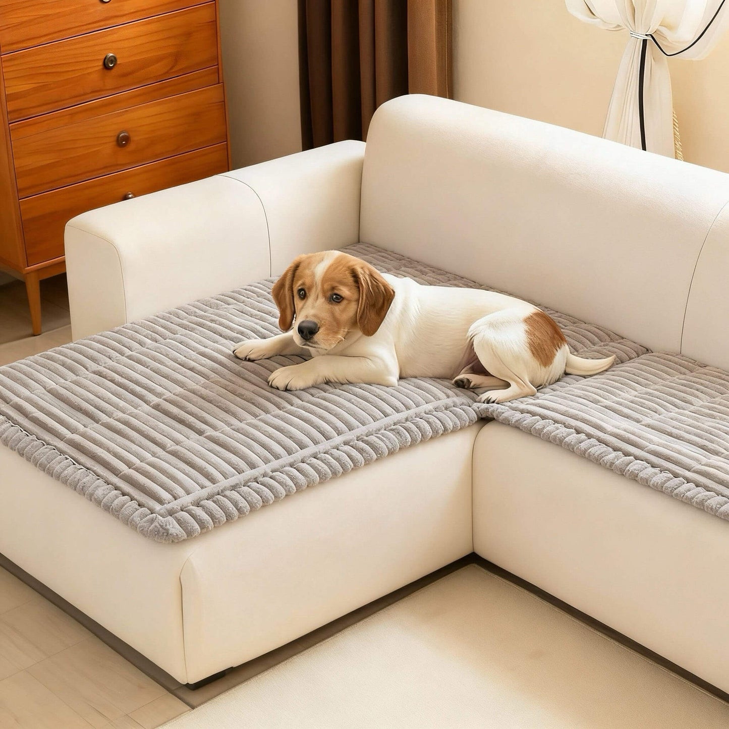 Waterproof Dog Bed Cover & Anti-Slip Sofa Protector for Pets