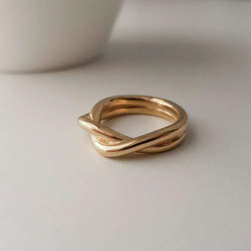 Lena - Twisted Gold Ring — designed to inspire your lifestyle.