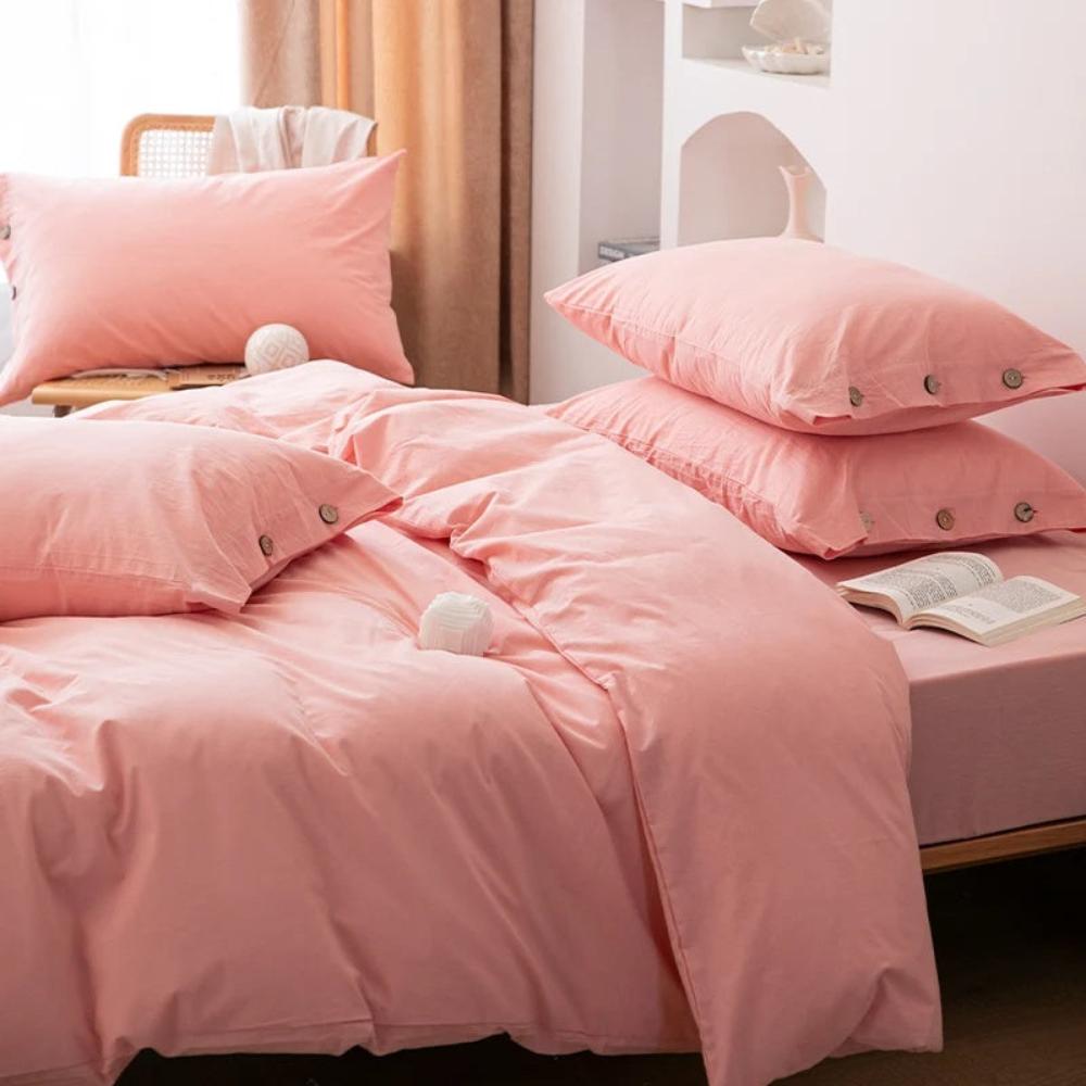 Lot de 2 taies d'oreiller en coton doux - Housses d'oreiller pour lit simple