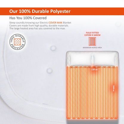 Couverture chauffante douce pour plus de chaleur et de confort