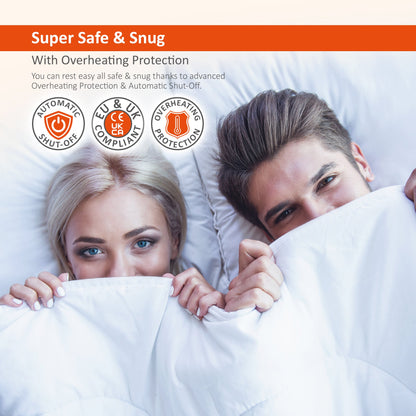 Couverture chauffante douce pour plus de chaleur et de confort