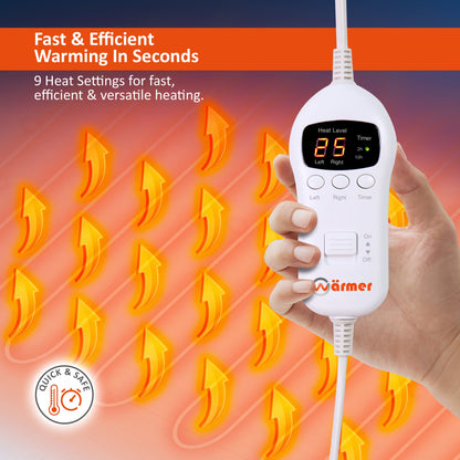 Couverture chauffante douce pour plus de chaleur et de confort