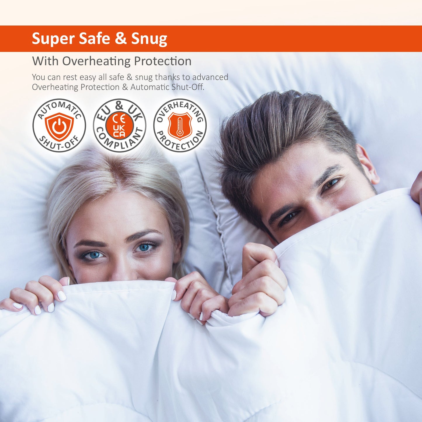 Couverture chauffante douce pour plus de chaleur et de confort