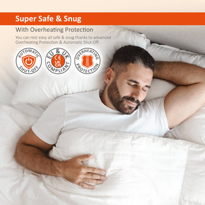 Couverture chauffante douce pour plus de chaleur et de confort