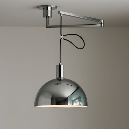 Adjustable Swing-Arm Pendant Light for Kitchen, Dining, or Living Room - Modern Ceiling Fixture