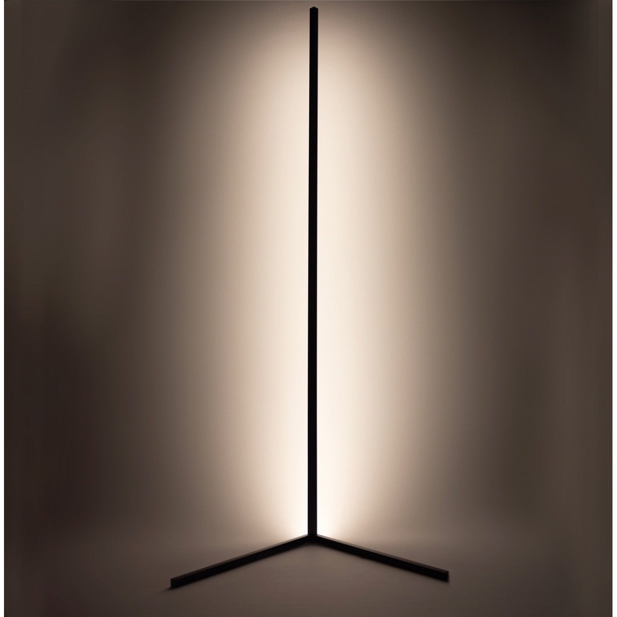 Slim LED-Ecklampe, dimmbar, Wohnzimmer & Schlafzimmer